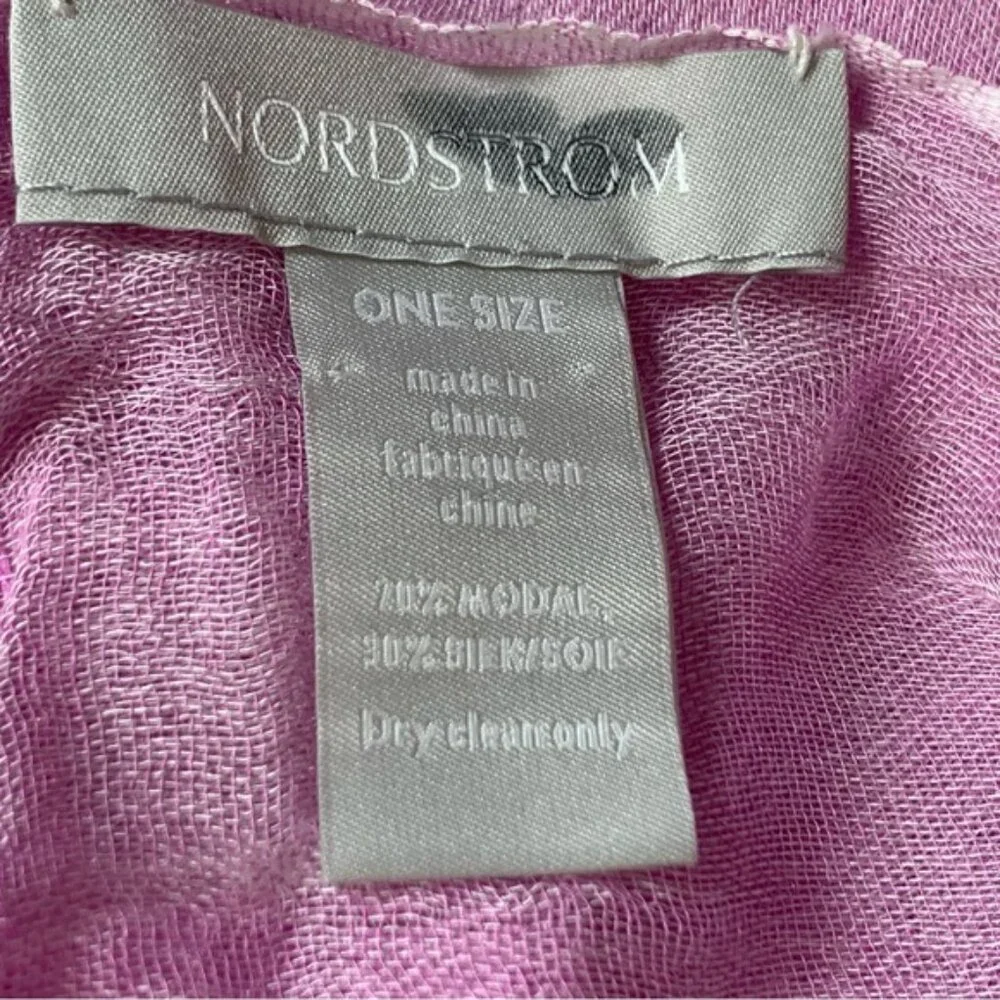 MXsold Nordstrom Modal &Silk Scarf in Lilac - Picture 4 of 7